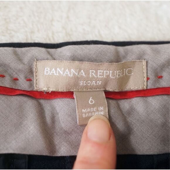 Banana Republic Sloan Navy Blue Tapered Slacks - Picture 4 of 4